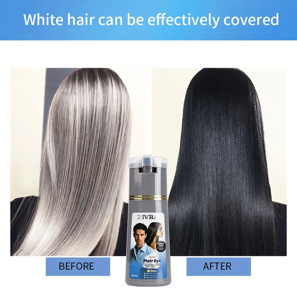 ZIVRA Hair Dye Shampoo – Quick, Easy & Lasting Colour