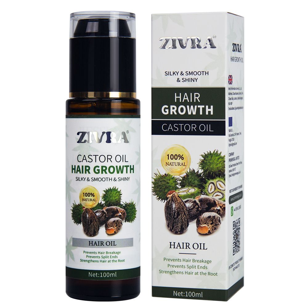 ZIVRA Castor Oil for Hair Growth 100ml